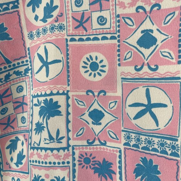 Sigrid Olsen Womens Coastal Beachy Travel Pajama Shorts 2 PC Set L Vacation - Picture 5 of 13